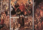 Hans Memling The Last Judgment Triptych oil on canvas